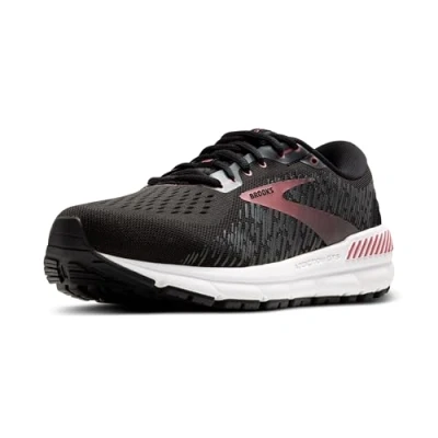Afbeelding van Brooks Dames verslaving GTS 15 ondersteunende hardloopschoen, Zwart/Ebbehout/Mauvewood, 41 EU