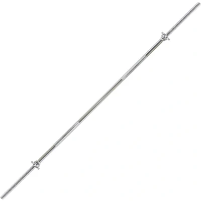 Afbeelding van VirtuFit Halterstang Barbell Schroefsluiting Fitness bar Krachttraining 120 cm 30 mm