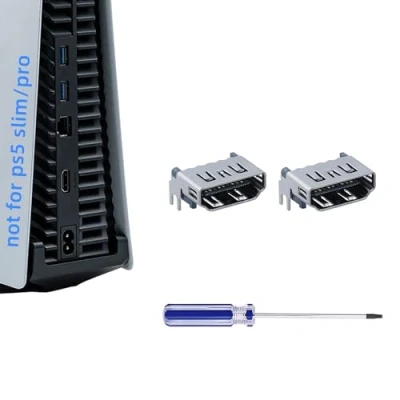Afbeelding van Mcbazel 2 stuks aansluiting interface HDMI vervanging met T8 schroevendraaier voor PS5