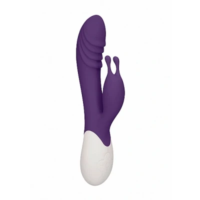 Afbeelding van Ignite Paarse Oplaadbare G Spot Rabbit Vibrator Verwarmend
