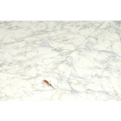 Afbeelding van d c fix Plakfolie, marmerlook, corteblauw, zelfklevende folie, waterdicht, realistische decoratie voor meubels, tafel, kast, deur, keukenfronten, meubelfolie, decoratiefolie, behang, 45 cm x 2 m