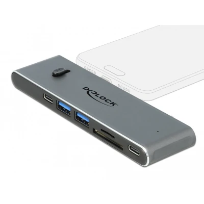 Afbeelding van Delock Dockingstation Dual USB Type C™ mit HDMI / 3.2 SD PD