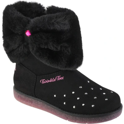 Afbeelding van Skechers Glitzy Glam Cozy Cuddlers 314851L BLK, voor meisje, Zwart, Laarzen,Sneeuw laarzen, maat: 33