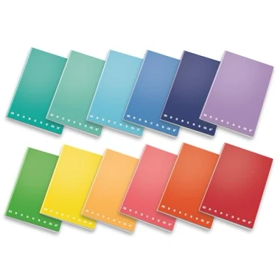 Afbeelding van Monocromo Medium Original Bold Color 5mm Graph with Margin Notebooks 10 Pack