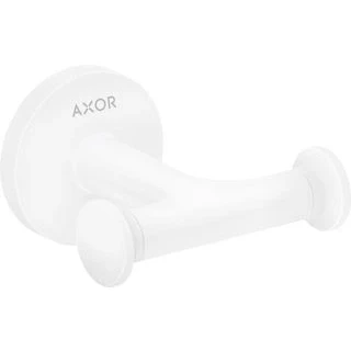 Afbeelding van Hansgrohe axor universal circular handdhaak dubbel mat wit 42812700