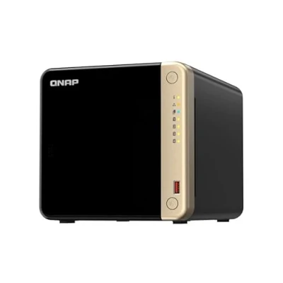 Afbeelding van QNAP TS 464 (4G) 4 Bay NAS (Intel® Celeron® N5095 Quad Core Processor Burst tot 2.9GHz, 2.5GbE) 32TB bundel met 4x8TB WD RED Plus HDD