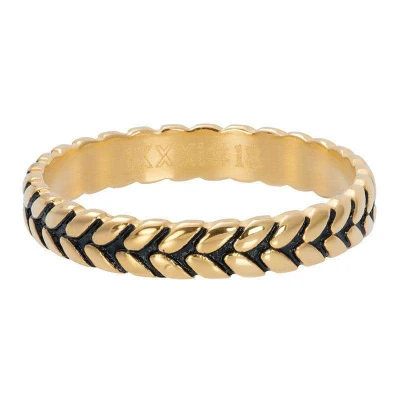 Afbeelding van Leaf knot iXXXi Vulring 4 mm 21 / Gold fill in black