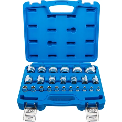 Afbeelding van BGS Doppenset zeskant 1/4&quot; en 1/2&quot; inches 24 delig