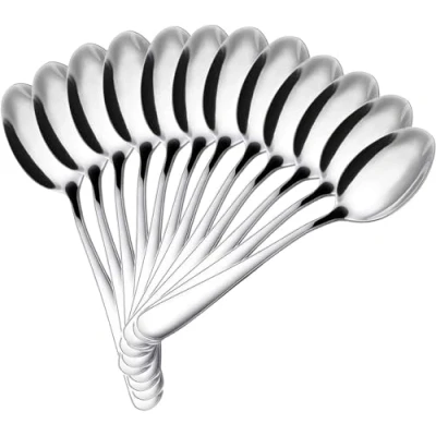 Afbeelding van ALLBASA koffielepel, keuken, koffielepel van roestvrij staal (12 stuks, koffielepel)