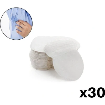 Afbeelding van Anti Transpirant Zweet Pads 30 Stuks Perfecte Oplossing Tegen Okselzweet Premium Okselpads Katoen Zweetvlekken Overmatig Zweten