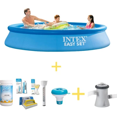 Afbeelding van Intex Zwembad Easy Set 305 x 61 cm Inclusief WAYS Onderhoudspakket &amp; Filterpomp