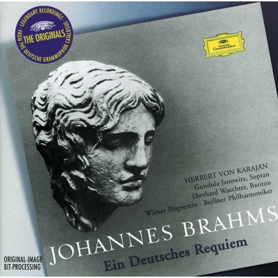 Afbeelding van Gundula Janowitz, Eberhard Wächter, Berliner Philharmoniker Brahms: Ein Deutsches Requiem (Complete) (CD)