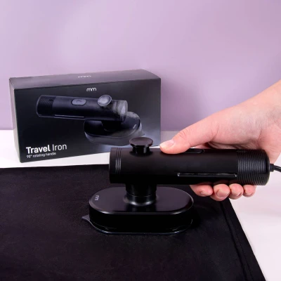 Afbeelding van MikaMax Travel iron Compacte Reisstrijkijzer met Stoomfunctie Handig voor Onderweg Draagbare Strijkijzer Ideaal Vakantie en Zakenreizen
