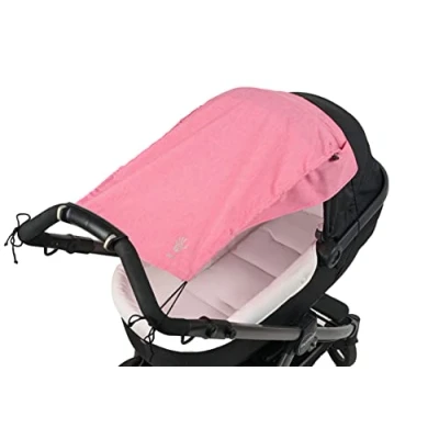 Afbeelding van Altabebe Universele UV zonnescherm met zijkantberscherming voor kinderwagens Roze maat Onesize