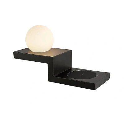 Afbeelding van Mantra Iluminación Zanzibar LED wandlamp, trapsgewijs, zwart