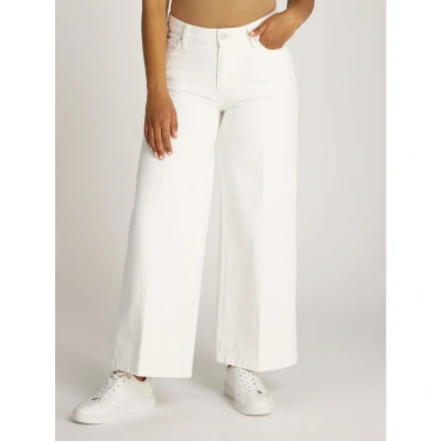 Afbeelding van Tommy Hilfiger WIDE LEG Relaxed fit jeans, Dames, Maat: 25x30, Ecru