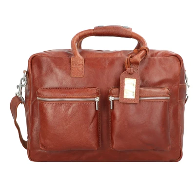 Afbeelding van Cowboysbag The Bag Schoudertas cognac Laptoptas Aktetas