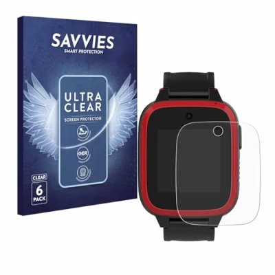Afbeelding van Savvies (6 Stuks) Schermbeschermer voor Xplora Let&#039;s Go Screen Protector Ultra Transparant