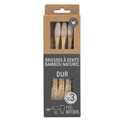 Afbeelding van FEEL NATURAL Tandenborstelset 858737, 3 stuks
