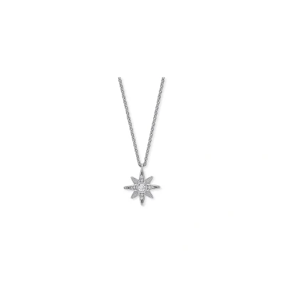 Afbeelding van Engelsrufer, Halsketting, Tů™pytivů stů™íbrnů nůhrdelnůk s kubickůmi zirkony ERN NSTAR ZI (ů™etízek. pů™ů, (925 zilver, Gekleurde steen, 40 44 cm)
