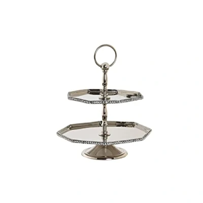 Afbeelding van Middenstuk DKD Home Decor Zilverkleurig 23 x 22 cm