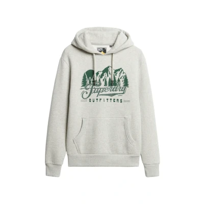 Afbeelding van Superdry Mannen Outfitters Hoodie Lichtgrijs Grootte: XL