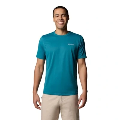 Afbeelding van Columbia Hike Crewneck T Shirt met Ronde hals en Korte Mouwen voor Heren