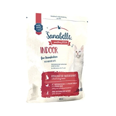 Afbeelding van Sanabelle Indoor droogvoer voor volwassen katten (vanaf 12 maanden) speciaal geschikt binnenkatten en met een beperkte mobiliteit 6 x 400 g