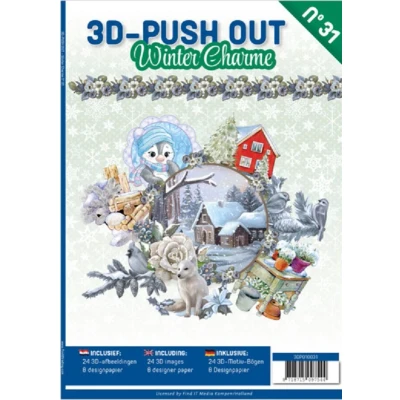 Afbeelding van 3D Push Out book 31 Winter Charme