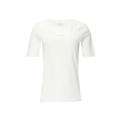 Afbeelding van s.Oliver T shirt Maat 36 Vrouwen 0210 WHITE