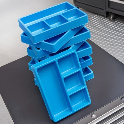 Afbeelding van Datona Vakverdeling Met 4 Compartimenten 20 Stuks (19 x 26 3,7 cm) Blauw