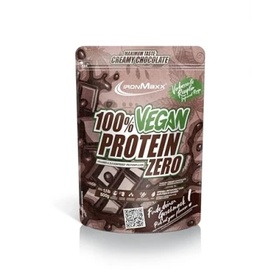 Afbeelding van IronMaxx 100% Vegan Protein ZERO, 500 g Beutel (Creamy Chocolate)