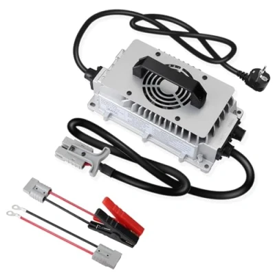 Afbeelding van LiFePO4 58,4 V 25 A oplader voor 48 (51,2 V) lithium ijzerfosfaat batterijlader snellader beschermt de accu