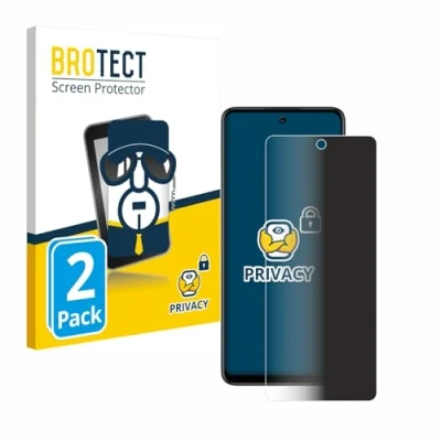Afbeelding van BROTECT (2 Stuks) Privacy Schermbeschermer voor Motorola Moto G60S [Anti Spy, Screen Protector, Blue Light Filter]
