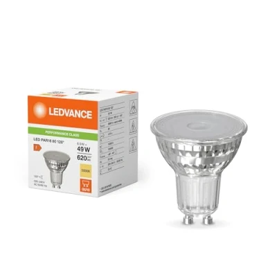 Afbeelding van Ledvance Performance LED Spot Reflector GU10 PAR16 6.9W 620lm 120D 830 Warm Wit Vervangt 49W