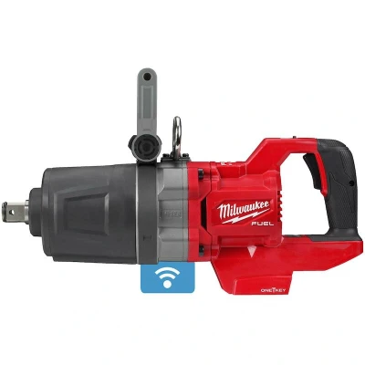 Afbeelding van Milwaukee M18 ONEFHIWF1DS 0C ONE KEY 1&quot; D greep slagmoersleutel met frictiering en korte aandrijfas (in koffer)