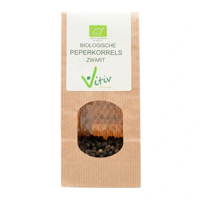 Afbeelding van Vitiv Zwarte Peper Korrels Bio 1KG