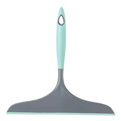 Afbeelding van VIGAR Hergo doucheplank om op te hangen, grijs en turquoise, 23,5 x 3,5 23 cm