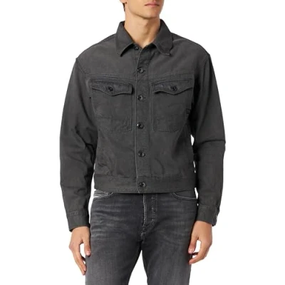 Afbeelding van G Star Dakota Jacket Spijkerjas, Heren, Maat: Medium, Faded black ink