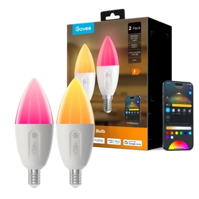 Afbeelding van Govee Smart Bulb E14 (2 pack)
