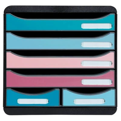 Afbeelding van Exacompta Ref. 312606D 1 Big Box Maxi 6 laden Skandi verschillende kleuren