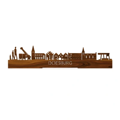 Afbeelding van Standing Skyline Doesburg Palissander
