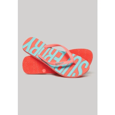 Afbeelding van Superdry Vrouwen Vegan Vintage Teenslippers Cream Grootte: 3 4