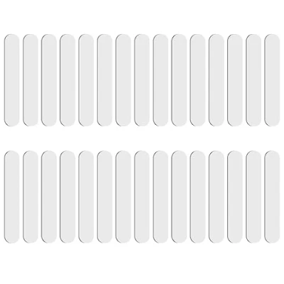 Afbeelding van UMCHU 30 stuks transparante rubberen buffers, zelfklevende elastische muurstickers, siliconen deurstopper, zelfklevend, voor deuren, kasten, meubels, laden