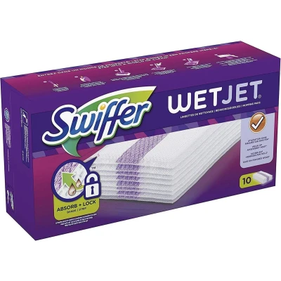 Afbeelding van Swiffer WetJet Dweilsysteem Navulling Reinigingsdoekjes 10 stuks