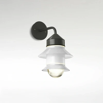 Afbeelding van Marset Santorini A Fixed Stem wandlamp wit