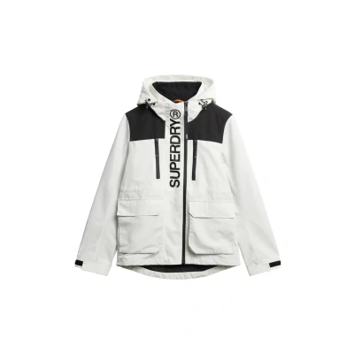Afbeelding van Superdry Vrouwen Ultimate Windbreaker met Kleurvlakken Wit Grootte: 42