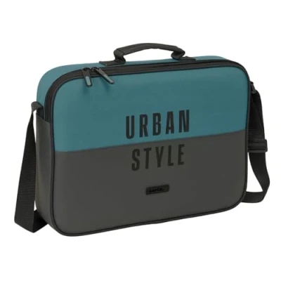 Afbeelding van Schooltas Safta Urban style Blauw Grijs 38 x 28 6 cm