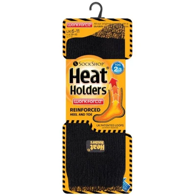 Afbeelding van Heat Holders Mens workforce socks black 6 11 1 paar