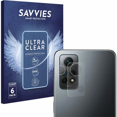 Afbeelding van Savvies Screenprotector voor Xiaomi Redmi Note 12 Pro 4G (ALLEEN Camera Lens) Folie Beschermfolie transparant (6 Stuks)